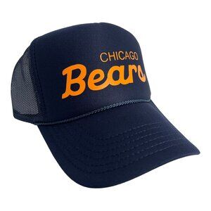 OTTO Dark Blue and Orange Trucker Cap